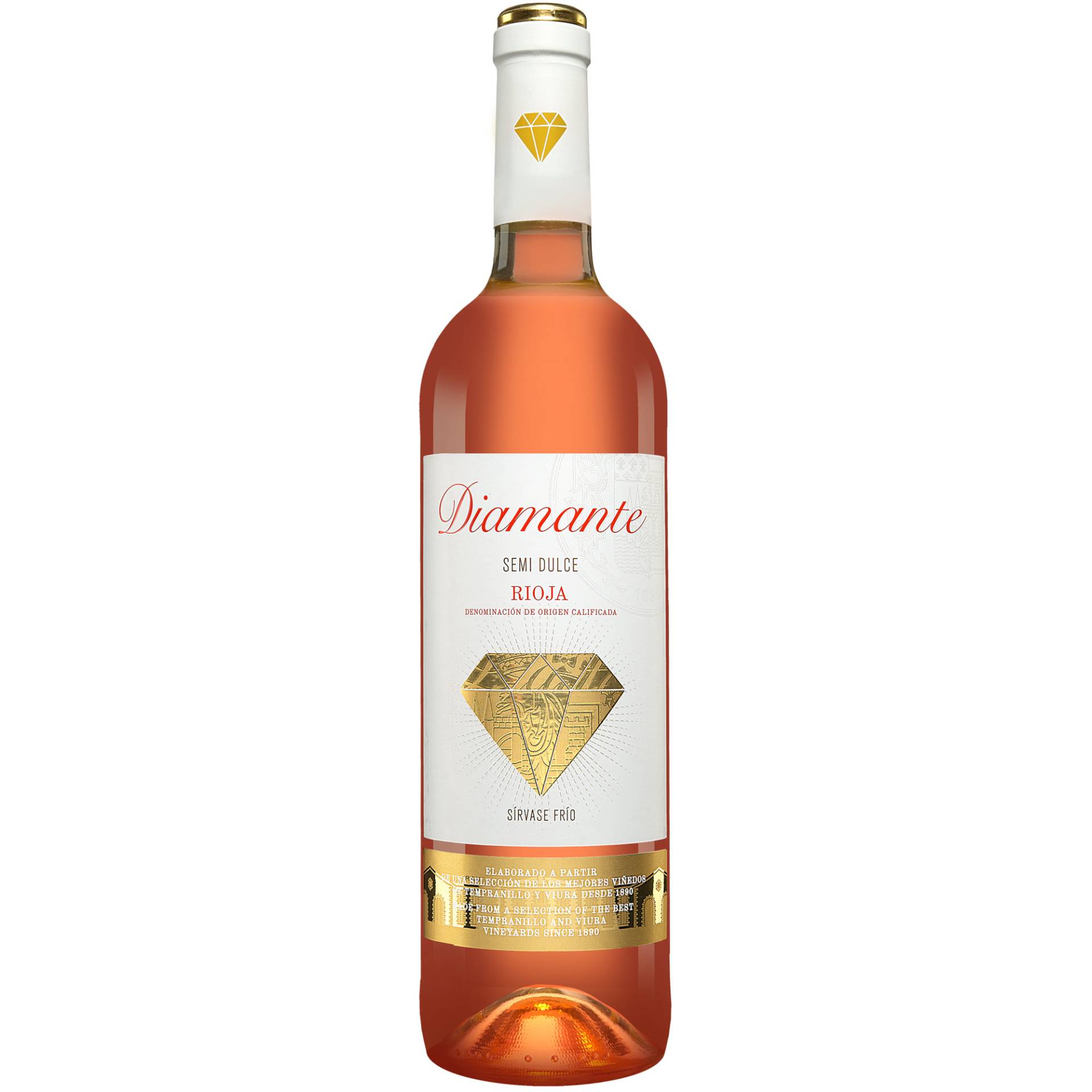 Diamante Semi-Dulce Rosado 2023 0.75L 12% Vol. Roséwein Lieblich aus Spanien Diamante Semi-Dulce Rosado 2023 0.75L 12% Vol. Roséwein Lieblich aus Spanien von Franco Españolas
