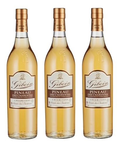 3x 0,7l - Francois Giboin - Pineau Blanc - Pineau des Charentes A.O.P. - Frankreich - Likörwein von Francois Giboin