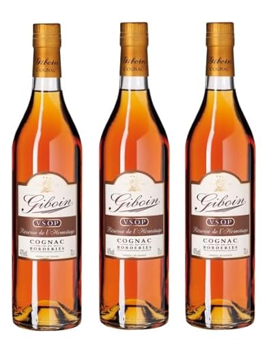 3x 0,7l - Francois Giboin - Réserve de l'Hermitage - V.S.O.P. - Cognac Borderies A.O.P. - Weinbrand - Frankreich - 40,0% vol. von Francois Giboin