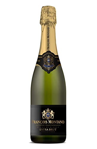 Francois Montand Sekt - Traditionelle Methode - Blanc de Blancs Extra Brut Trocken Wein - Frankreich (1 x 0.75 L) von Francois Montand