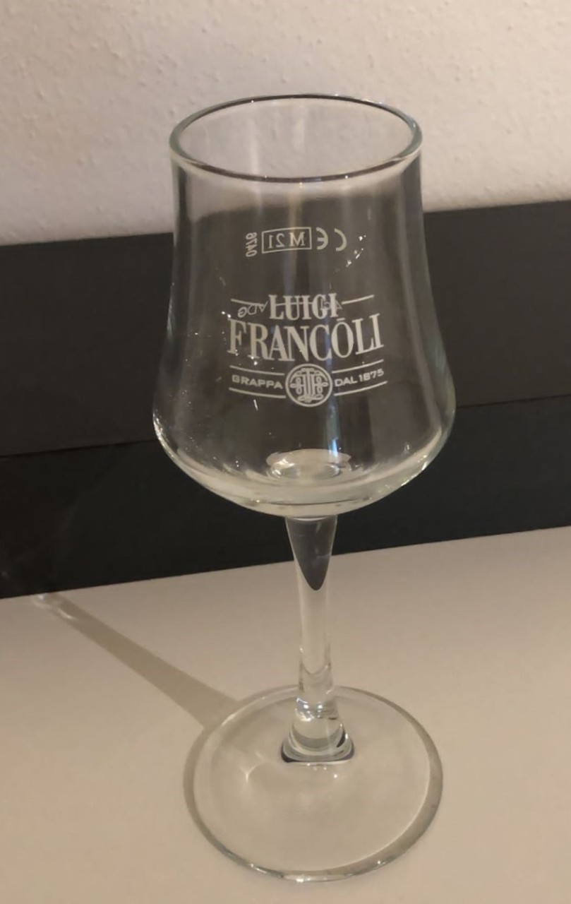 Francoli Grappa Glas von Francoli Grappa