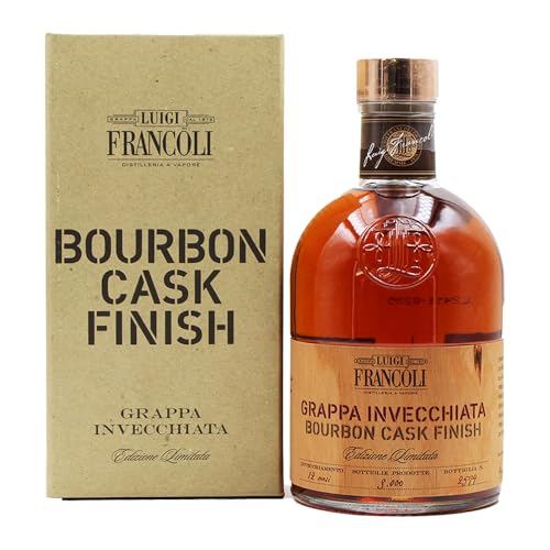Francoli Grappa Bourbon Cask Finish 41,5% Vol. (1 x 0,5l) Francoli Grappa Bourbon Cask Finish 41,5% Vol. (1 x 0,5l) von LUIGI FRANCOLI