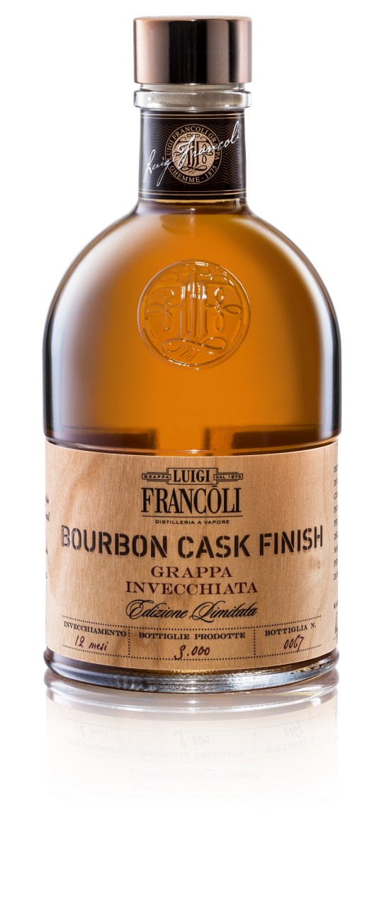 Francoli Grappa Bourbon Cask Finish 0,5 l von Francoli Grappa