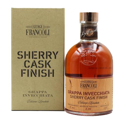 Francoli Grappa Sherry Cask Finish 0,5 Liter 40% Vol. von Francoli