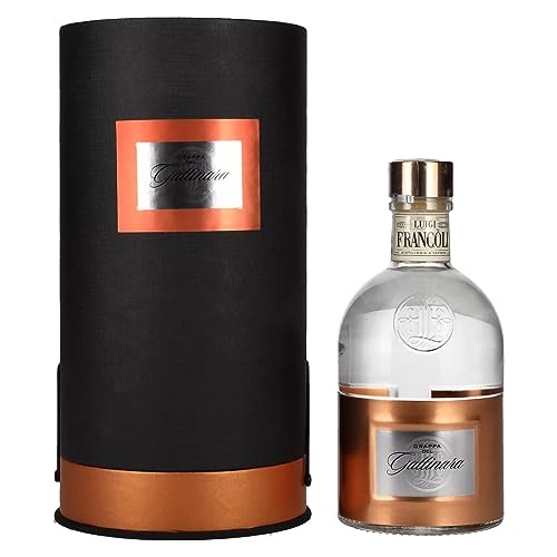 Luigi Francoli Grappa del Gattinara 44% Vol. 0,5l in Geschenkbox von FRANCOLI