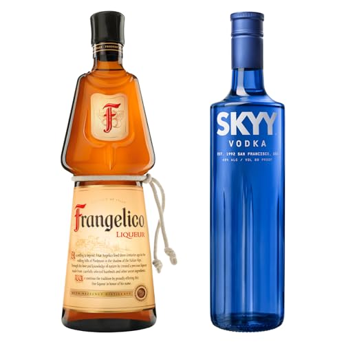 Esspresso Martini Bundle|Frangelico Haselnusslikör (1x 0,7l-20%)|Skyy Vodka(1x 0,7 l - 40%) von Frangelico