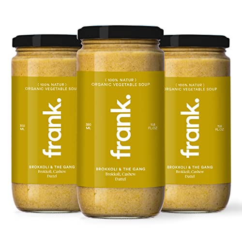 FRANK SOUP Brokkoli & The Gang, Bio Brokkoli-Suppe im Glas, aus frischem Gemüse, vegan, 12x350ml FRANK SOUP Brokkoli & The Gang, Bio Brokkoli-Suppe im Glas, aus frischem Gemüse, vegan, 12x350ml von Frank Juice