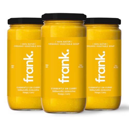 FRANK SOUP Currently On Curry, Bio Süsskartoffel-Suppe im Glas, aus frischem Gemüse, vegan, 12x350ml FRANK SOUP Currently On Curry, Bio Süsskartoffel-Suppe im Glas, aus frischem Gemüse, vegan, 12x350ml von Frank Juice