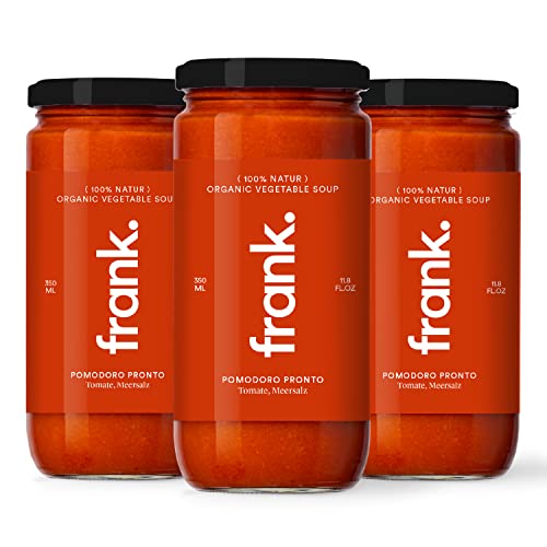 FRANK SOUP Pomodoro Pronto, Tomaten-Suppe Bio im Glas, aus frischem Gemüse, vegan, 12x350ml von Frank Juice