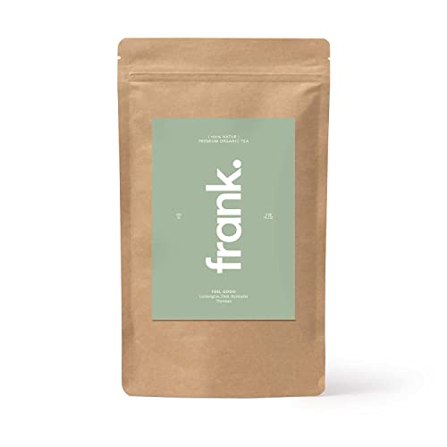 FRANK TEA I Feel Good Tea I Loser Tee Mit Zitronengras, Zimt, Olivenblättern I 100g Bio Kräutertee I Ca 45 Tassen I Ohne Zucker Zusatz & Künstlichem Aroma I 100% Natürlich I Nachhaltig Verpackt FRANK TEA I Feel Good Tea I Loser Tee Mit Zitronengras, Zimt, Olivenblättern I 100g Bio Kräutertee I Ca 45 Tassen I Ohne Zucker Zusatz & Künstlichem Aroma I 100% Natürlich I Nachhaltig Verpackt von Frank Juice