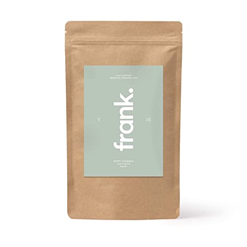 FRANK TEA I Happy Stomach Tea I Loser Tee Mit Kamille, Fenchel, Anis I 100g Bio Kräutertee I Ca 50 Tassen I Ohne Zucker Zusatz & Künstlichem Aroma I 100% Natürlich I Nachhaltig Verpackt von Frank Juice