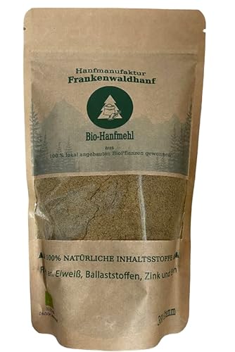 Frankenwaldhanf Bio Hanfmehl aus Deutschland 300g, Hanfmehl vegan von Frankenwaldhanf
