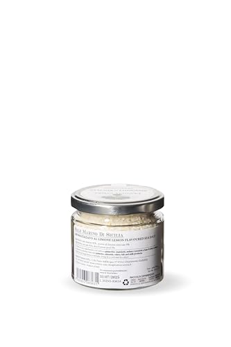 Trapani Sea Salt flavoured with Lemon 200gr von Frantoi Cutrera