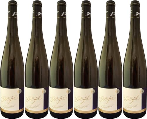 6x Eifel Trittenheimer Apotheke Riesling 'Jungheld' Spätlese feinherb 2021 - Franz Josef Eifel, Mosel - Weißwein von Franz Josef Eifel