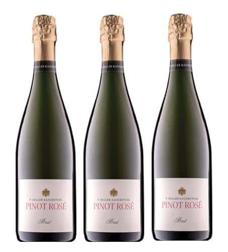 3x 0,75l - 2020er - Franz Keller - Schwarzer Adler - Pinot Rosé - brut - Sekt Baden - Deutschland - Rosé-Schaumwein brut 3x 0,75l - 2020er - Franz Keller - Schwarzer Adler - Pinot Rosé - brut - Sekt Baden - Deutschland - Rosé-Schaumwein brut von Franz Keller - Schwarzer Adler