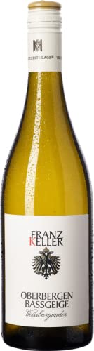 Oberbergener Bassgeige Weissburgunder VDP. Erste Lage tr. 2022 von Franz Keller (1x0,75l), trockener Weisswein aus Baden von Franz Keller