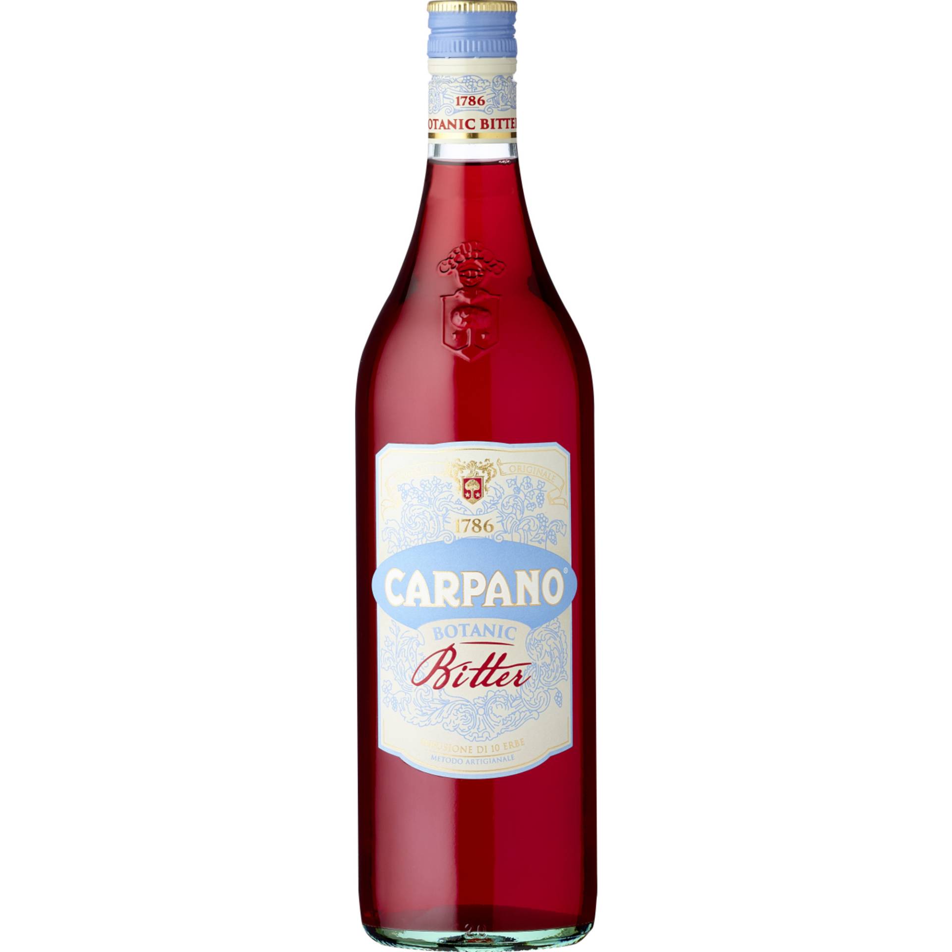 Carpano Botanic Bitter Likör, Italien, 1,0 L, 25% Vol., Spirituosen von Fratelli Branca Distillerie S.r.l., Via Resegone 2 20159 Milano Italien