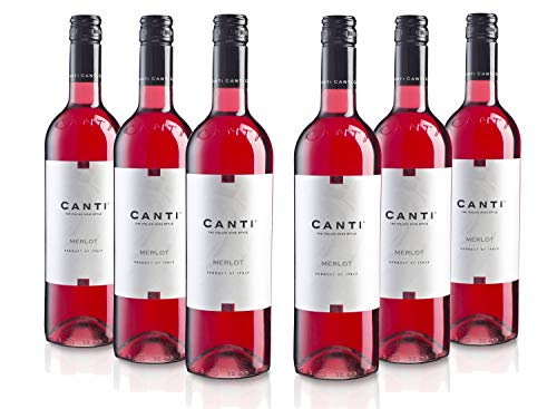 CANTI Varietal Merlot Rosato Italienischer Rosèwein trocken - (6 x 0.75 l) von CANTI