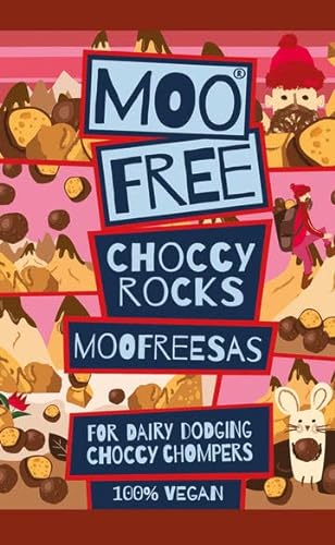 Moo Free Choccy Rocks, 16 x 35 g, milchfrei (Moofreesas) von Free From Direct