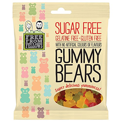 10 x Free From Fellows Sugar Free Gummy Bears Sweets 100g von Free From Fellows
