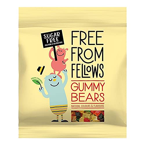 10 x Free From Fellows Sugar Free Gummy Bears Sweets 100g von Free From Fellows