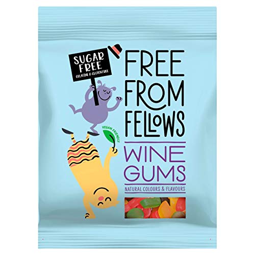 3 x Free From Fellows Sugar Free Wine Gums Sweets 100g von Free From Fellows