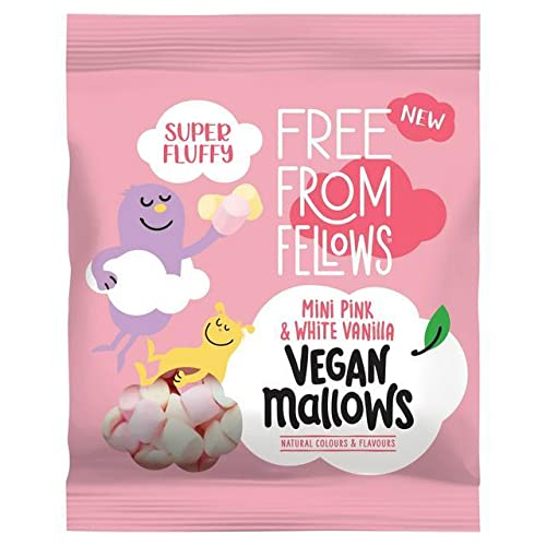 Free From Fellows Vegane Vanille-Pink und weiße Malve, 105 g, 10 Stück von Free From Fellows