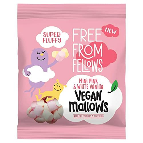 Free From Fellows Vegane Vanille-Pink und weiße Malve, 105 g, 10 Stück Free From Fellows Vegane Vanille-Pink und weiße Malve, 105 g, 10 Stück von Free From Fellows