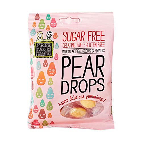 5 x Free From Fellows Sugar Free Pear Drops Sweets 70g von Free From Fellows