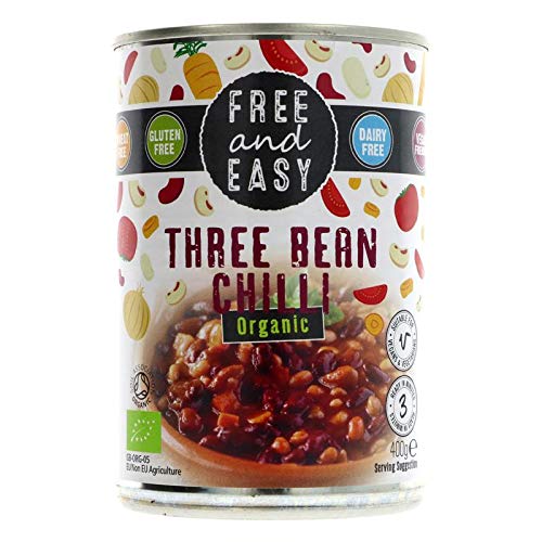 Free & Easy Drei Bohnen Chili - Bio 400g (6 Stück) von Free & Easy