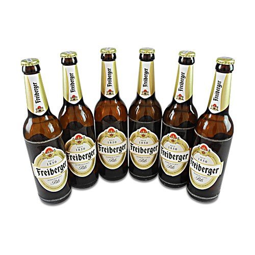 Freiberger Pils (6 Flaschen à 0,5 l / 4,9% vol.) von Freiberger Brauhaus