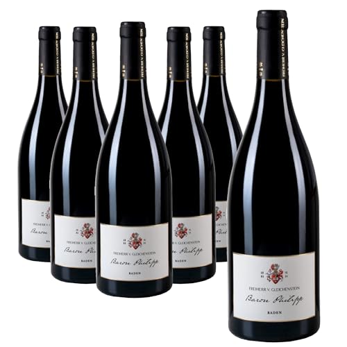Freiherr von Gleichenstein Spätburgunder BARON PHILIPP Oberrotweiler Eichberg Qualitätswein trocken Burgunderflasche aus dem Jahr 2014 (6x 0,75l) von Freiherr von Gleichenstein
