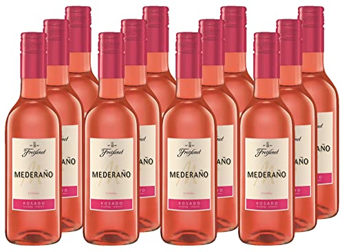Freixenet Mederaño Rosado (12 x 0,25 l) - Spanischer Roséwein in handlicher Kleinflasche, fruchtig und frisch im Geschmack, halbtrocken, ideal zu Käse oder Gegrilltem von Freixenet