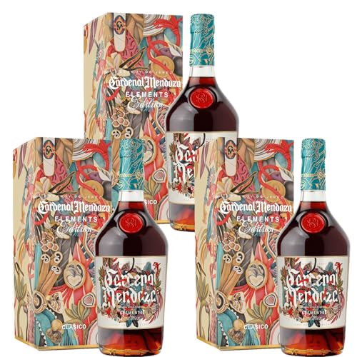 3 x 0,7 l Cardenal Mendoza Clásico Solera Gran Reserva Brandy de Jerez Limited Edition 40% vol in Geschenkhülle 3 x 0,7 l Cardenal Mendoza Clásico Solera Gran Reserva Brandy de Jerez Limited Edition 40% vol in Geschenkhülle von Freixenet