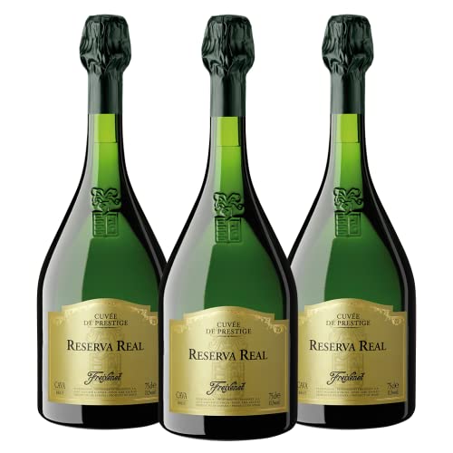 Freixenet Reserva Real (3 x 0,75l) – Trockener Cava aus edelsten Rebsorten vereint in einer königlichen Cuvée, fein-fruchtiges Aroma, ideal als Aperitif und zu besonderen Anlässen von Freixenet