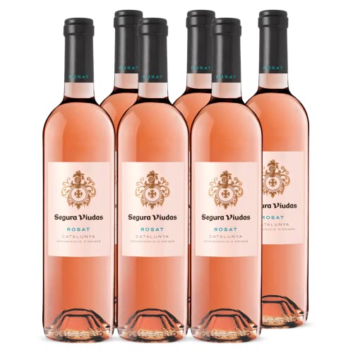 Segura Viudas Rosat (6 x 0,75l) – Spanischer Roséwein aus Tempranillo-und Merlot-Trauben, Trocken, frisch-fruchtiges Aroma von roten Früchten, zu Fleisch, mexikanischer Küche und Pasta von Freixenet