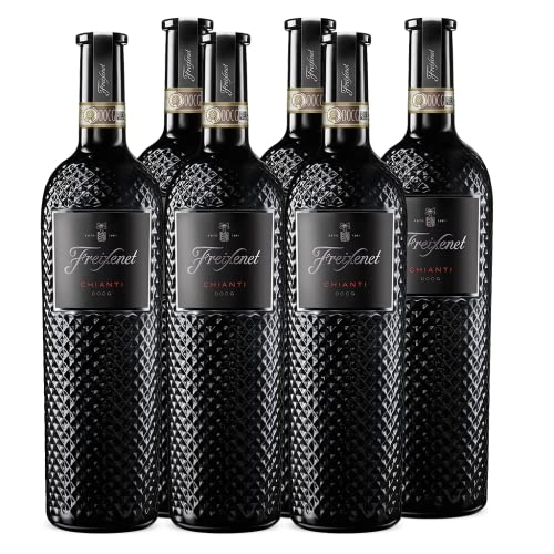 Freixenet Chianti DOCG, italienischer Rotwein (6 x 0,75 l) - Italian Wine Collection, galnzvolle Diamantopik, trocken, würzig, perfekt zu Nudeln, Fleisch und Pizza Freixenet Chianti DOCG, italienischer Rotwein (6 x 0,75 l) - Italian Wine Collection, galnzvolle Diamantopik, trocken, würzig, perfekt zu Nudeln, Fleisch und Pizza von Freixenet