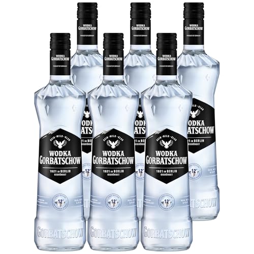 Wodka Gorbatschow 50 Prozent vol. (6 x 0,7 l) Premium Vodka - charakteristisch mild und klar, mit höherem Alkoholgehalt für ein noch intensiveres Geschmackserlebnis von Freixenet