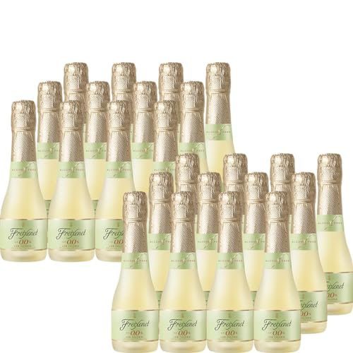 Freixenet Alcohol Free 0,0% (24 x 0,2 l) - alkoholfreier und kalorienreduzierter Sparkling in der Kleinflasche (Low-Calorie) von Freixenet