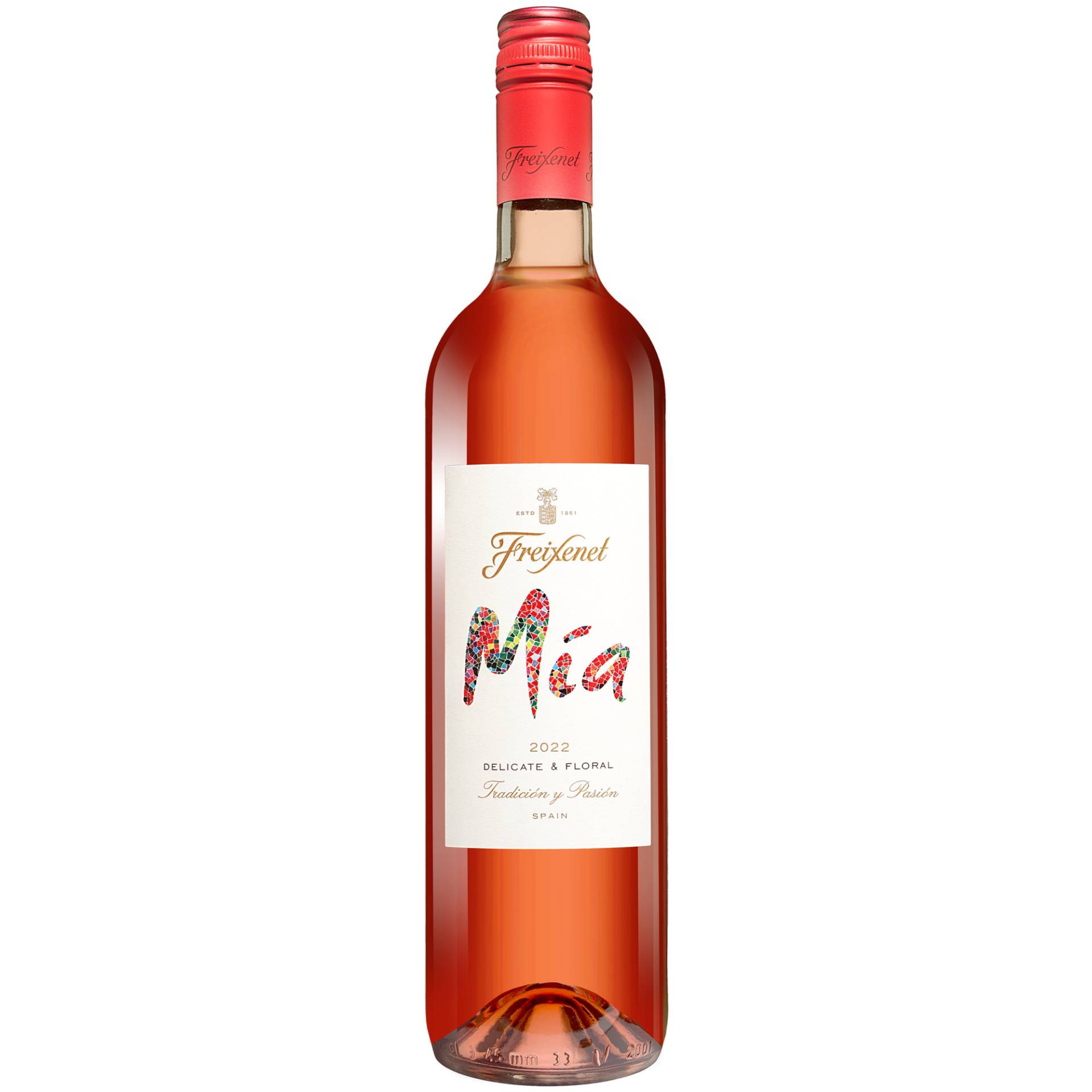 Freixenet »MIA« Rosado 2022  0.75L 12% Vol. Roséwein Halbtrocken aus Spanien von Freixenet