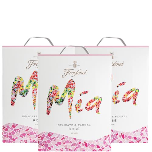 Freixenet Mia Rosado Bag-in-Box (3x3 l) - Frischer spanischer Roséwein in Großpackung, ideal zu Fisch und Meeresfrüchten von Freixenet