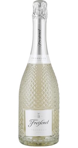 Freixenet Prosecco DOC Extra Trocken (1 x 0,75 l) - Hochwertiger Prosecco Spumante aus Venetien in edler Schmuckflasche mit Diamantoptik, Glera-Trauben, fruchtig-frischer Geschmack, feinprickelnd von Freixenet