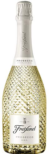 Freixenet Prosecco DOC Extra Trocken (1 x 0,75 l) - Hochwertiger Prosecco Spumante aus Venetien in edler Schmuckflasche mit Diamantoptik, Glera-Trauben, fruchtig-frischer Geschmack, feinprickelnd von Freixenet
