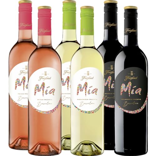 Mischpaket spanische Weine Freixenet Mia (6x0,75 l) - 2x Mia Tinto, 2x Mia Blanco, 2x Mia Rosado von Freixenet