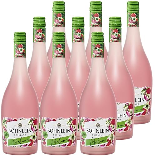 Söhnlein Brillant Melone Flamingo (9 x 0,75 l) fruchtige Alternative zu Sekt und Champagner; Sommerlich; im Geschmack erfrischend von Freixenet