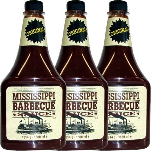 Mississippi Barbecue Sauce 'Original' 3 x 1560ml (Grill-Sauce) von CHICHL