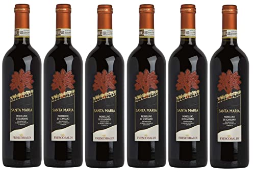 Frescobaldi - SANTA MARIA - Morellino di Scansano Toskana RotWein [ 6 x 750ml ] von Frescobaldi Santa Maria