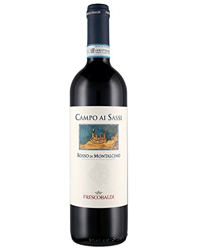 CastelGiocondo Frescobaldi Campo ai Sassi DOC - trockener und fruchtiger Rotwein aus Italien (1 x 0,75 l) von Frescobaldi