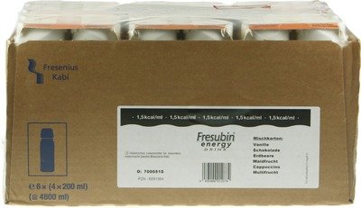 FRESUBIN ENERGY DRINK Mischkarton Trinkflasche 4800ml von Fresenius Kabi Deutschland GmbH