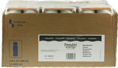 FRESUBIN ENERGY DRINK Mischkarton Trinkflasche 4800ml FRESUBIN ENERGY DRINK Mischkarton Trinkflasche 4800ml von Fresenius Kabi